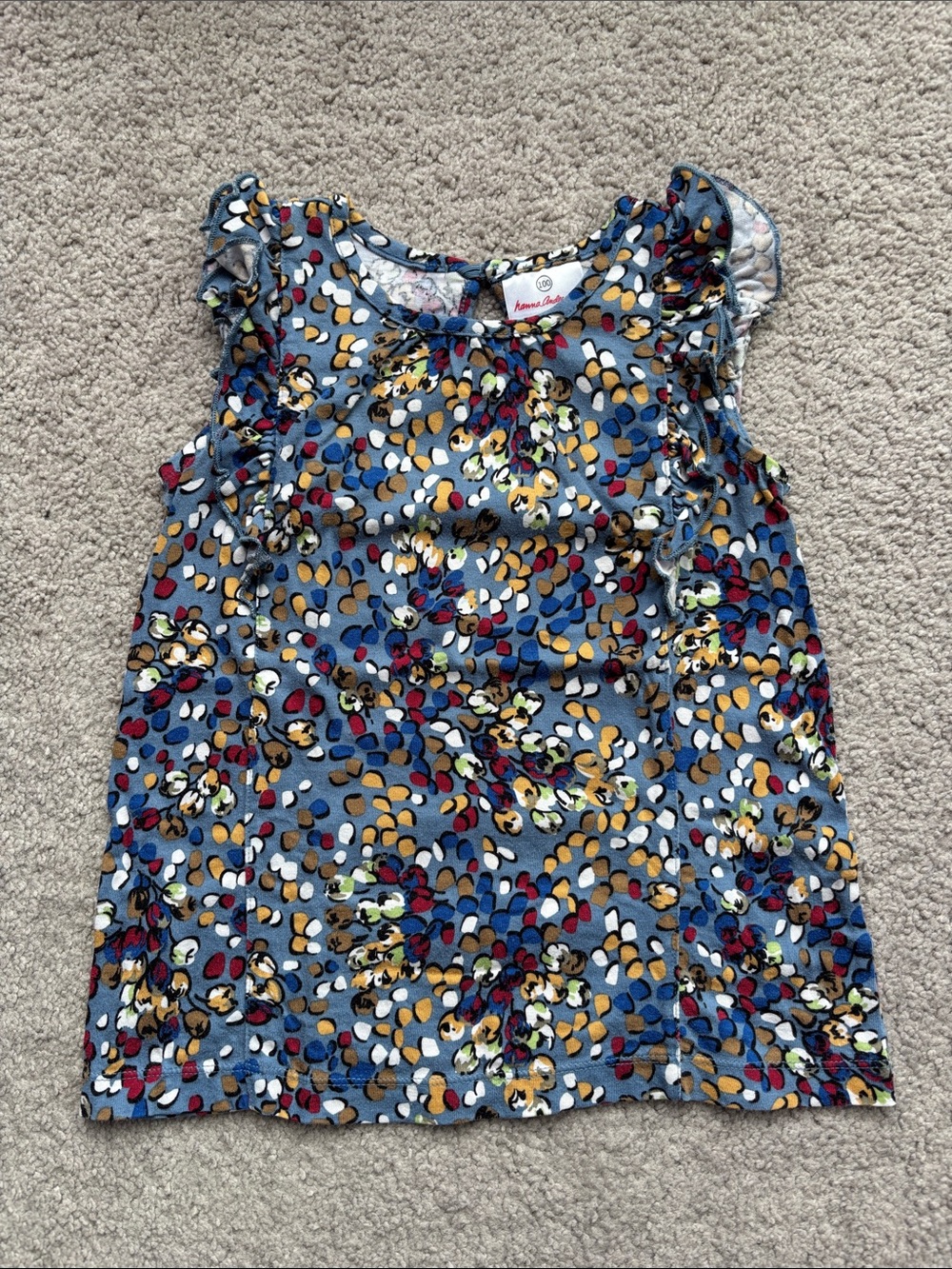 Hanna Andersson ruffled sleeveless top!